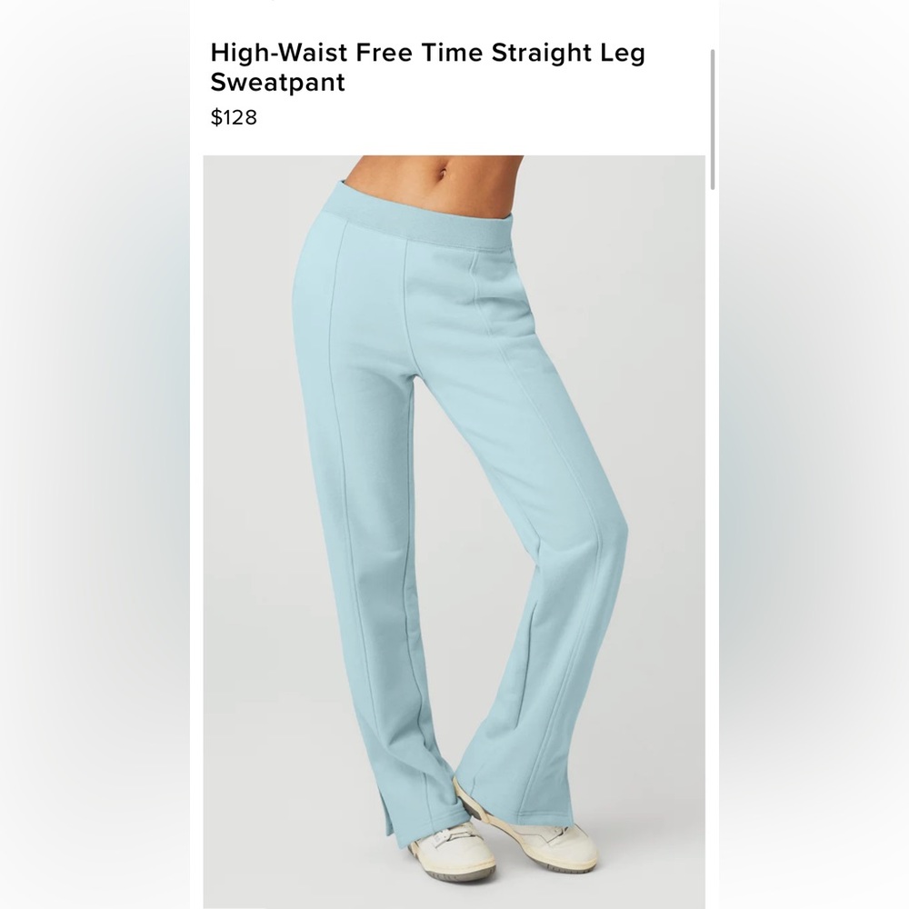 Alo Yoga Chalk Blue Sweatpants M